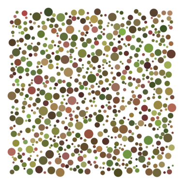 Yeşil ve kahverengi rastgele nokta, kabarcık arkaplan.