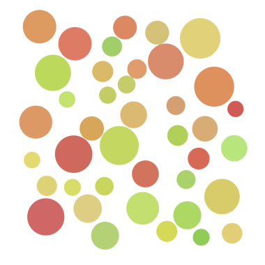 Renkli rastgele nokta, kabarcık arkaplan.