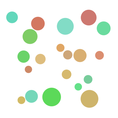 Renkli rastgele nokta, kabarcık arkaplan.