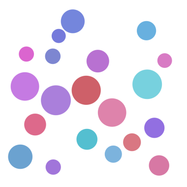 Renkli rastgele nokta, kabarcık arkaplan.