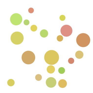 Renkli rastgele nokta, kabarcık arkaplan.