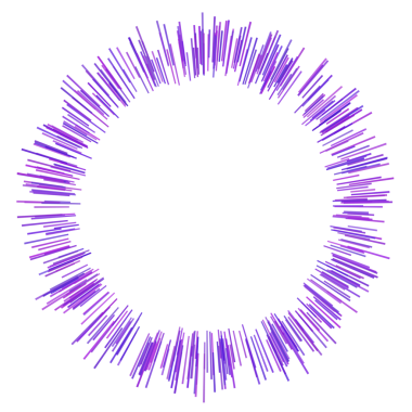 Mor çizgi güneş ışını çerçeve arkaplanı.