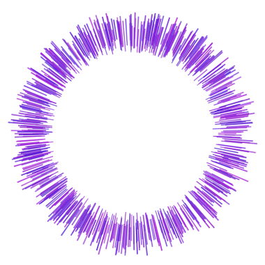 Mor çizgi güneş ışını çerçeve arkaplanı.