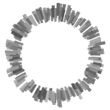 Çember eşitleyicisinin etrafındaki kalın çizgiler.