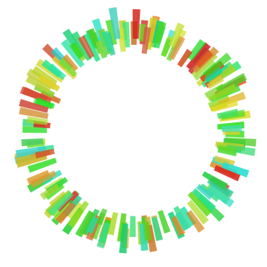 Çember eşitleyicisinin etrafındaki kalın çizgiler.