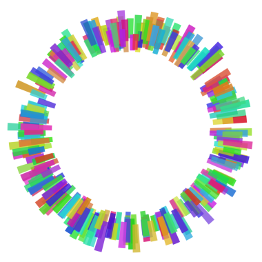 Çember eşitleyicisinin etrafındaki kalın çizgiler.