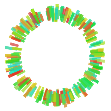 Çember eşitleyicisinin etrafındaki kalın çizgiler.