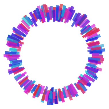Çember eşitleyicisinin etrafındaki kalın çizgiler.