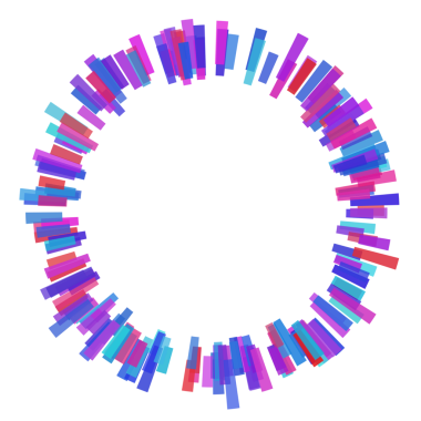 Çember eşitleyicisinin etrafındaki kalın çizgiler.