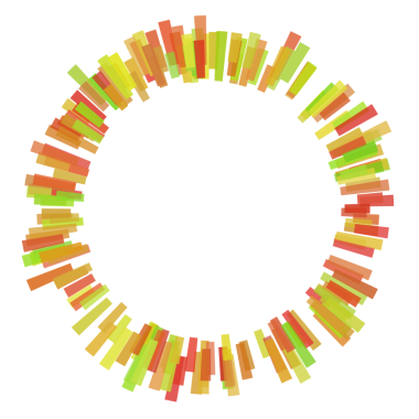 Çember eşitleyicisinin etrafındaki kalın çizgiler.