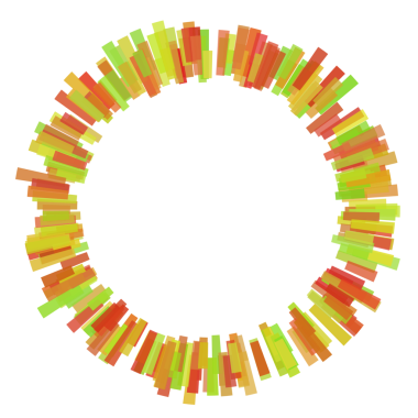 Çember eşitleyicisinin etrafındaki kalın çizgiler.
