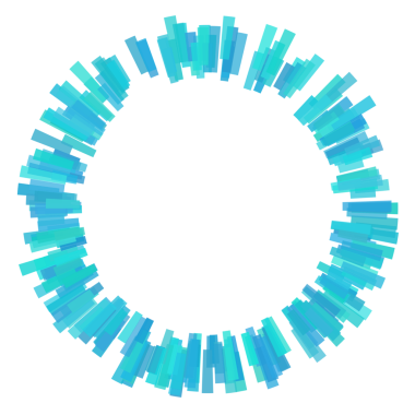 Çember eşitleyicisinin etrafındaki kalın çizgiler.