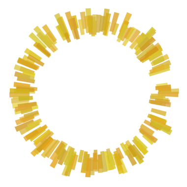 Çember eşitleyicisinin etrafındaki kalın çizgiler.