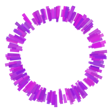 Çember eşitleyicisinin etrafındaki kalın çizgiler.