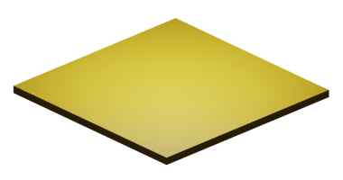 zemin boş izometrik. 3d oluşturma.