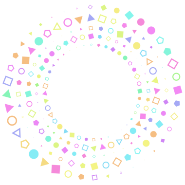 Renkli geometri çerçeve arkaplanı.