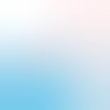 Abstract white and blue pastel soft gradient background. 