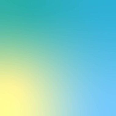 Soyut sarı, yeşil ve mavi yumuşak eğimli arkaplan. 
