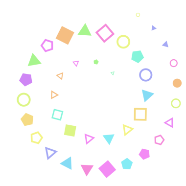 Renkli geometri spiral arkaplanı.