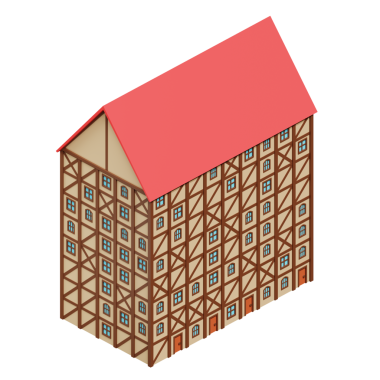 Ortaçağ fantazisi. 3d oluşturma.