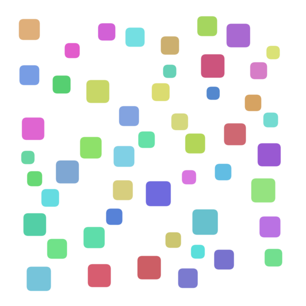 Renkli rastgele kare desen arkaplanı.