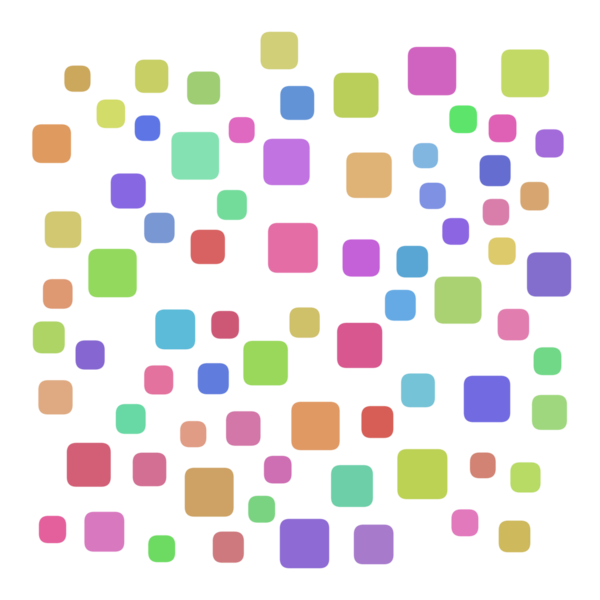 Renkli rastgele kare desen arkaplanı.