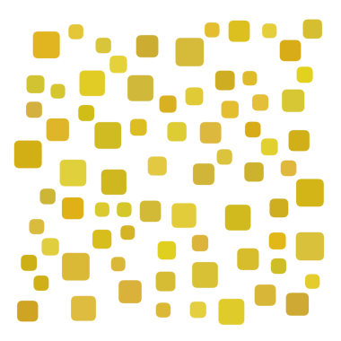 Sarı rastgele şekil kareler arkaplan.