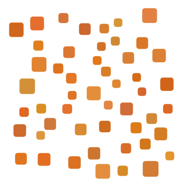 Turuncu rastgele şekil kare arkaplanı.