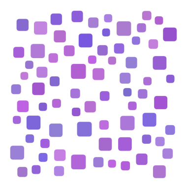 Mor rastgele şekil kareleri arkaplan.