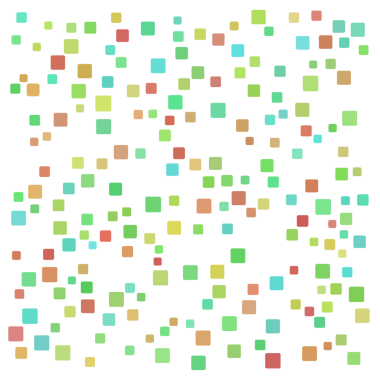 Renkli rastgele şekil kare arkaplanı.