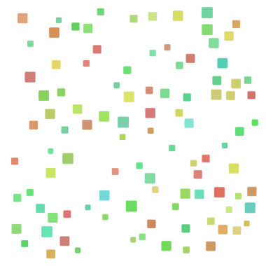 Renkli rastgele şekil kare arkaplanı.