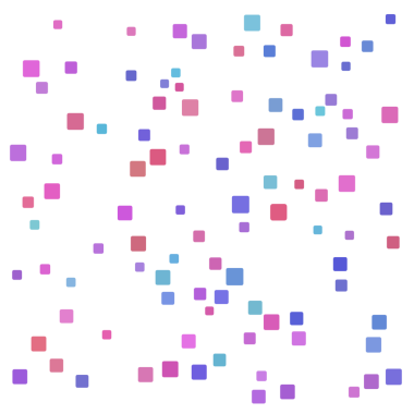 Renkli rastgele şekil kare arkaplanı.