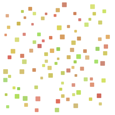 Renkli rastgele şekil kare arkaplanı.