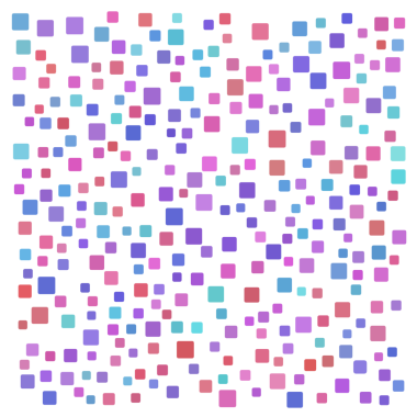 Renkli rastgele şekil kare arkaplanı.