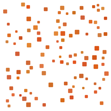 Turuncu rastgele şekil kare arkaplanı.
