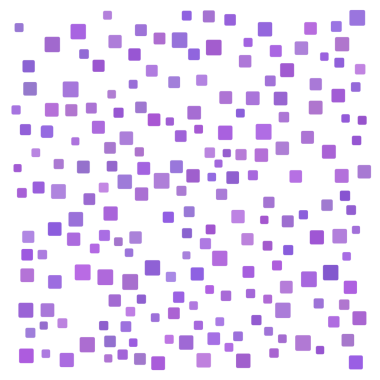 Mor rastgele şekil kareleri arkaplan.