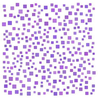Mor rastgele şekil kareleri arkaplan.