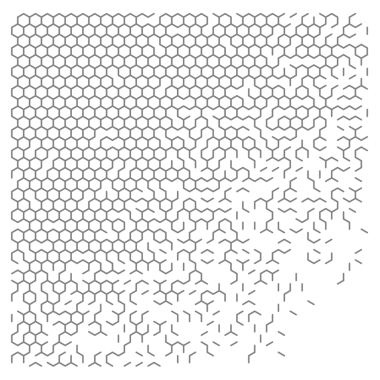 Gri soyut altıgen ızgara arkaplanı.