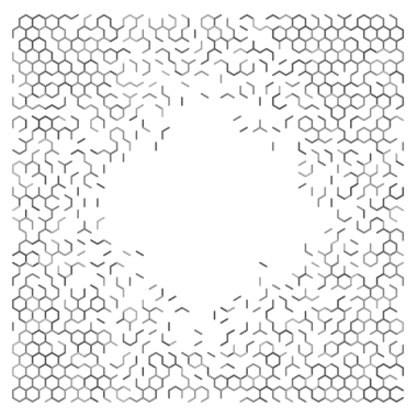 Gri soyut altıgen ızgara arkaplanı.