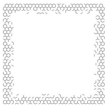 Gri soyut altıgen ızgara çerçeve arkaplanı.