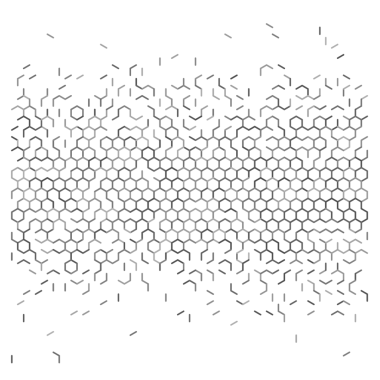 Gri soyut altıgen ızgara arkaplanı.