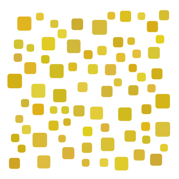 Sarı rastgele şekil kareler arkaplan.