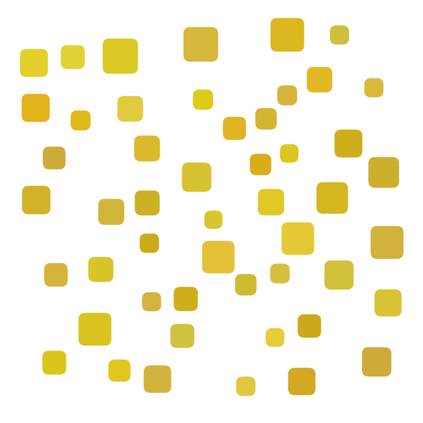 Sarı rastgele şekil kareler arkaplan.