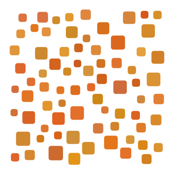 Turuncu rastgele şekil kare arkaplanı.