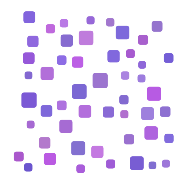 Mor rastgele şekil kareleri arkaplan.