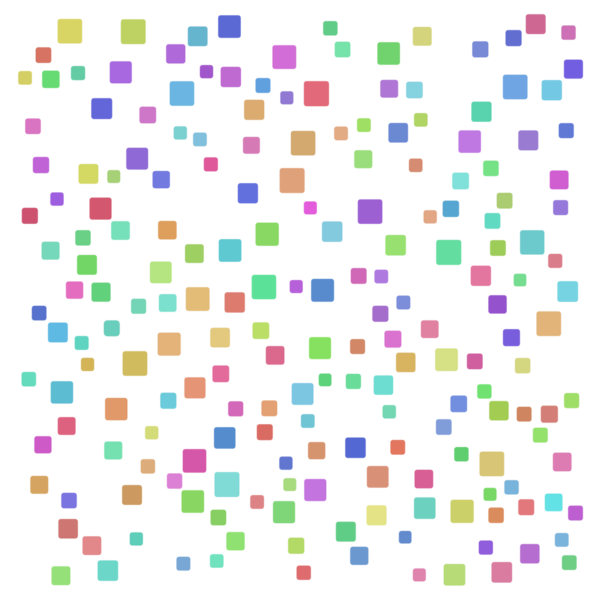 Renkli rastgele şekil kare arkaplanı.