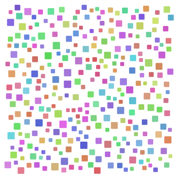 Renkli rastgele şekil kare arkaplanı.