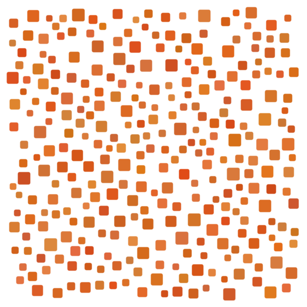 Turuncu rastgele şekil kare arkaplanı.