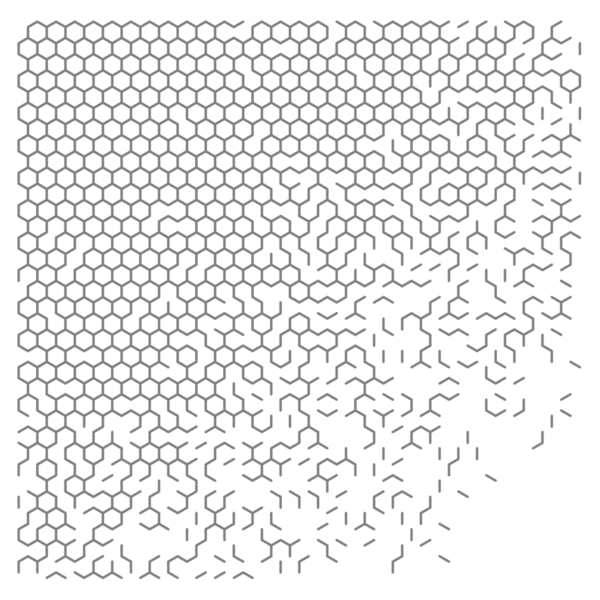 Gri soyut altıgen ızgara arkaplanı.