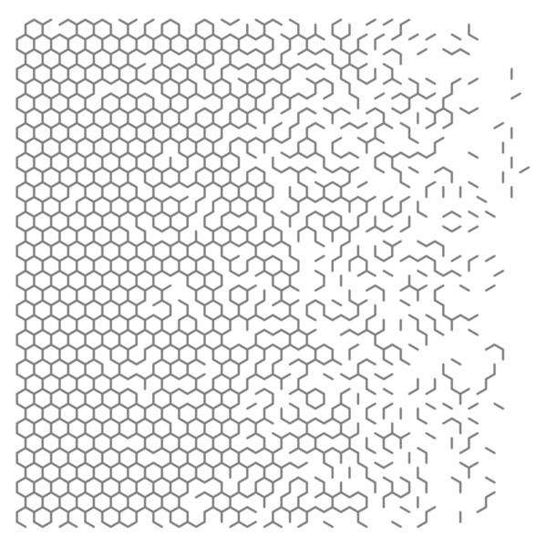 Gri soyut altıgen ızgara arkaplanı.